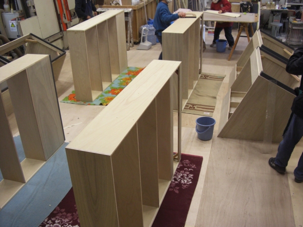 陳列棚の製作