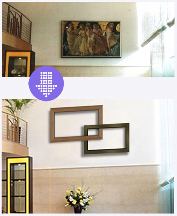 絵画交換工事